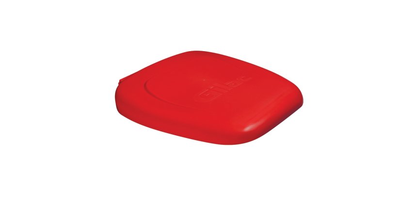 couvercle rouge pour porte-sac poubelle à pédale pour sac de 120 litres