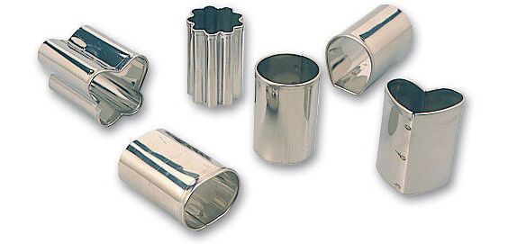 boîte de 6 découpoirs inox mignardises ou petits fours