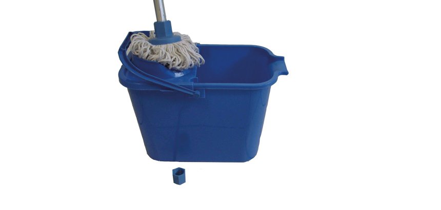 seau 12 L bleu avec essoreur
