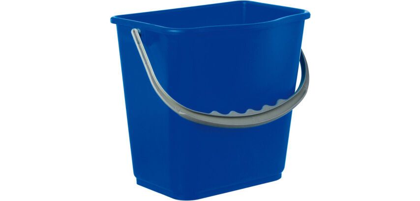 seau polypropylène bleu 5 L