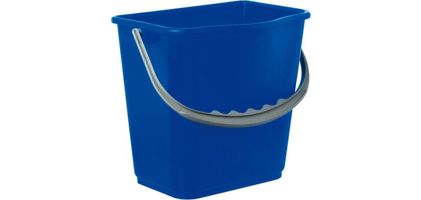 seau polypropylène bleu 5 L