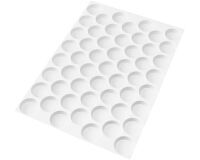 plaque de 95 découpoirs ABS tartelettes unies 3.5 cm