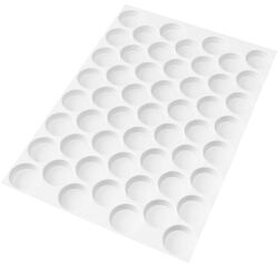 plaque de 95 découpoirs ABS tartelettes unies 3.5 cm