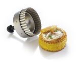 découpoir rond cannelé à pâte parisien inox 9 cm