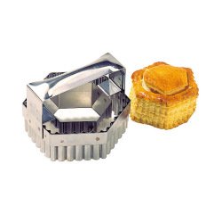 découpoir hexagonal double inox 9 cm