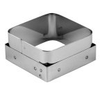 découpoir savarin carré inox 7 cm pour flexipan 336135