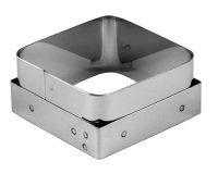 découpoir savarin carré inox 7 cm pour flexipan 336135