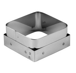 découpoir savarin carré inox 7 cm pour flexipan 336135