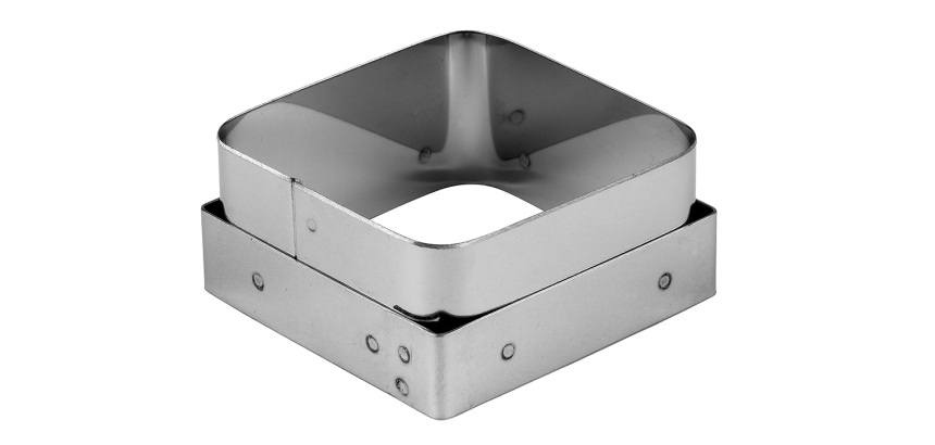 découpoir savarin carré inox 7 cm pour flexipan 336135
