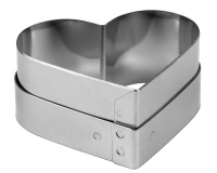 découpoir mini-coeur inox 3.8 cm pour flexipan 336079