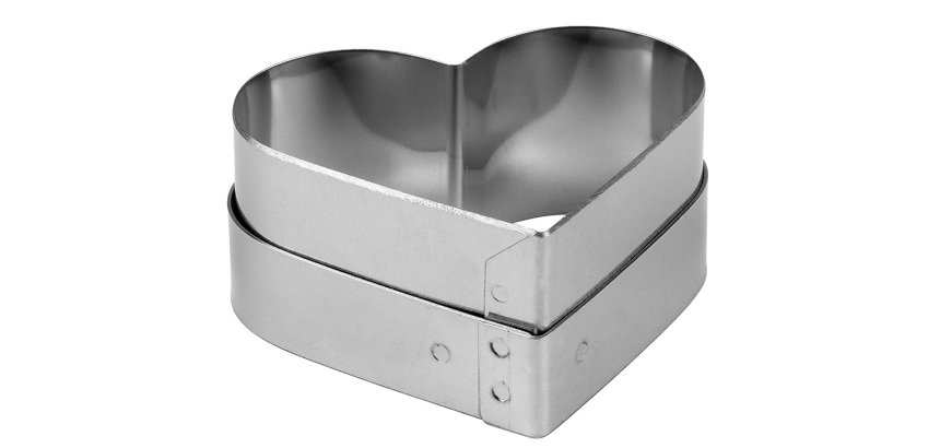 découpoir mini-coeur inox 3.8 cm pour flexipan 336079