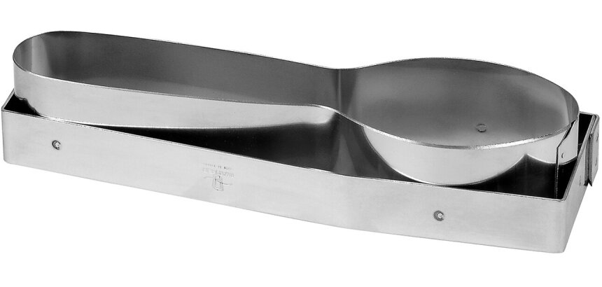 découpoir cuillère inox 19x5,5 cm