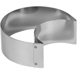Forme inox "lune" 11cm