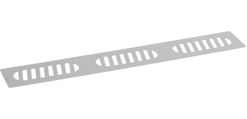 pochoir oblong inox 14,5x4 cm 3 empreintes