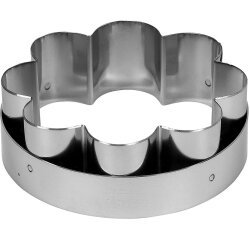 découpoir  fleur cerise inox diamètre 10,7 cm