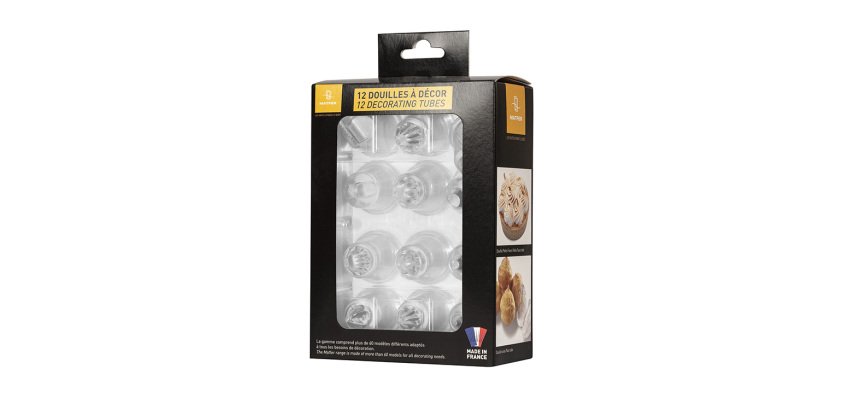 boîte de 12 douilles copolyester choix du pâtissier