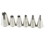 boîte de 6 douilles cannelées inox
