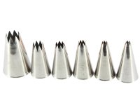 boîte de 6 douilles cannelées inox