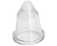 lot de 2 douilles copolyester unies U 7 diamètre 10 mm