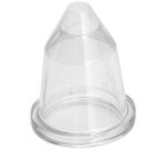 lot de 2 douilles copolyester unies U 9 diamètre 12 mm