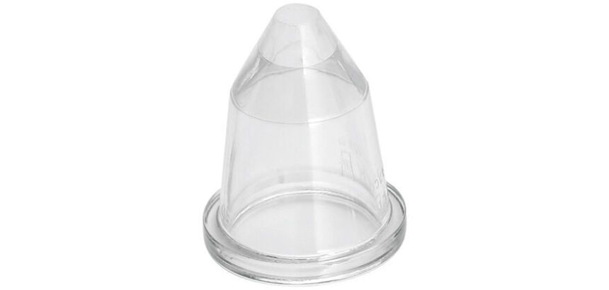 lot de 2 douilles copolyester unies U 1 diamètre 1.5 mm