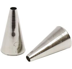 lot de 2 douilles unie inox U 17