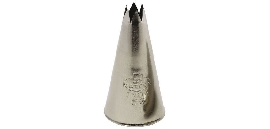 lot de 2 douilles inox cannelées D7