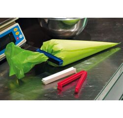 lot de 3 clips pour fermeture des poches pâtissières 14 cm