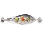 rouleau de 100m de film pour cuisson en papillote en PET et bord aluminium 45 cm