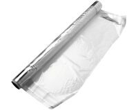 rouleau de 100m de film pour cuisson en papillote en PET et bord aluminium 45 cm