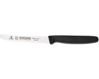 Giesser couteau cranté manche noir 11 cm