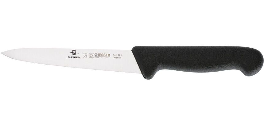 Giesser couteau de cuisine manche noir 13 cm