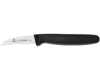 Giesser couteau d'office bec d'oiseau manche noir 6 cm