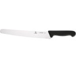 Giesser couteau universel denté manche noir 25cm