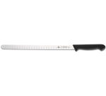 Giesser couteau à saumon alvéolé manche noir 31cm