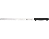 Giesser couteau à saumon alvéolé manche noir 31cm