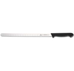 Giesser couteau à saumon alvéolé manche noir 31cm