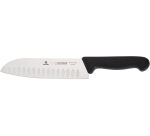 Giesser couteau santoku manche noir 18 cm