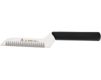 Giesser couteau à lame ondulée manche noir 12 cm