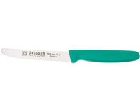 Giesser couteau cranté manche vert 11 cm