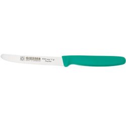 Giesser couteau cranté manche vert 11 cm
