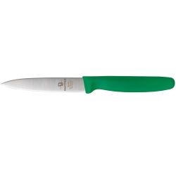 couteau d'office manche vert 10 cm