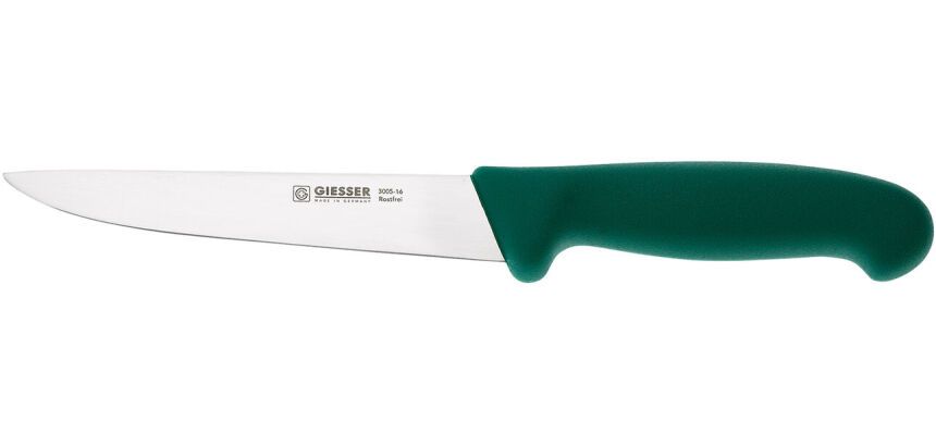 Giesser couteau à saigner manche vert 16 cm