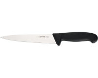 Giesser couteau à saigner pointu manche noir 18 cm