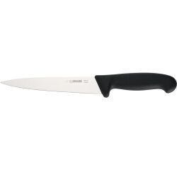 Giesser couteau à saigner pointu manche noir 18 cm