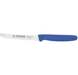 Giesser couteau cranté manche bleu 11 cm