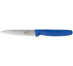 couteau d'office manche bleu 10 cm