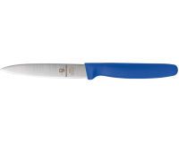 couteau d'office manche bleu 10 cm