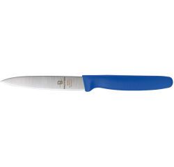 couteau d'office manche bleu 10 cm