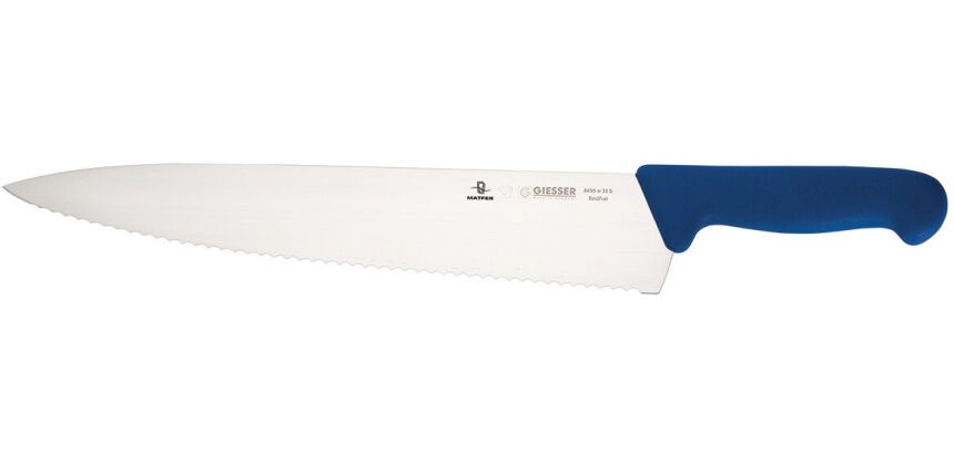 Giesser couteau poissonnier inox denté 33 cm